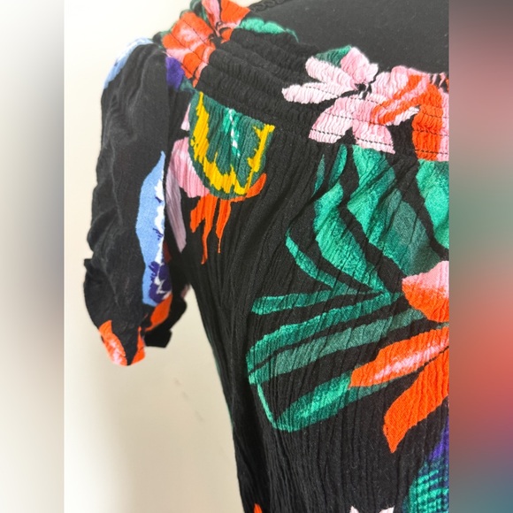 Old Navy Off-Shoulder Floral Summer Midi Dress-Small - Picture 5 of 7